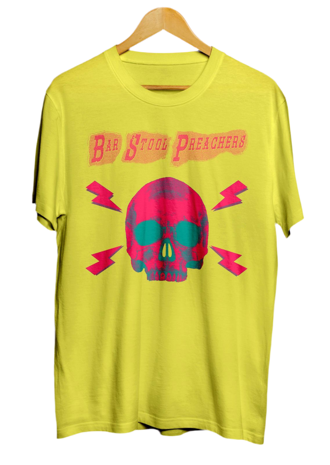Yellow Skull Unisex T Shirt