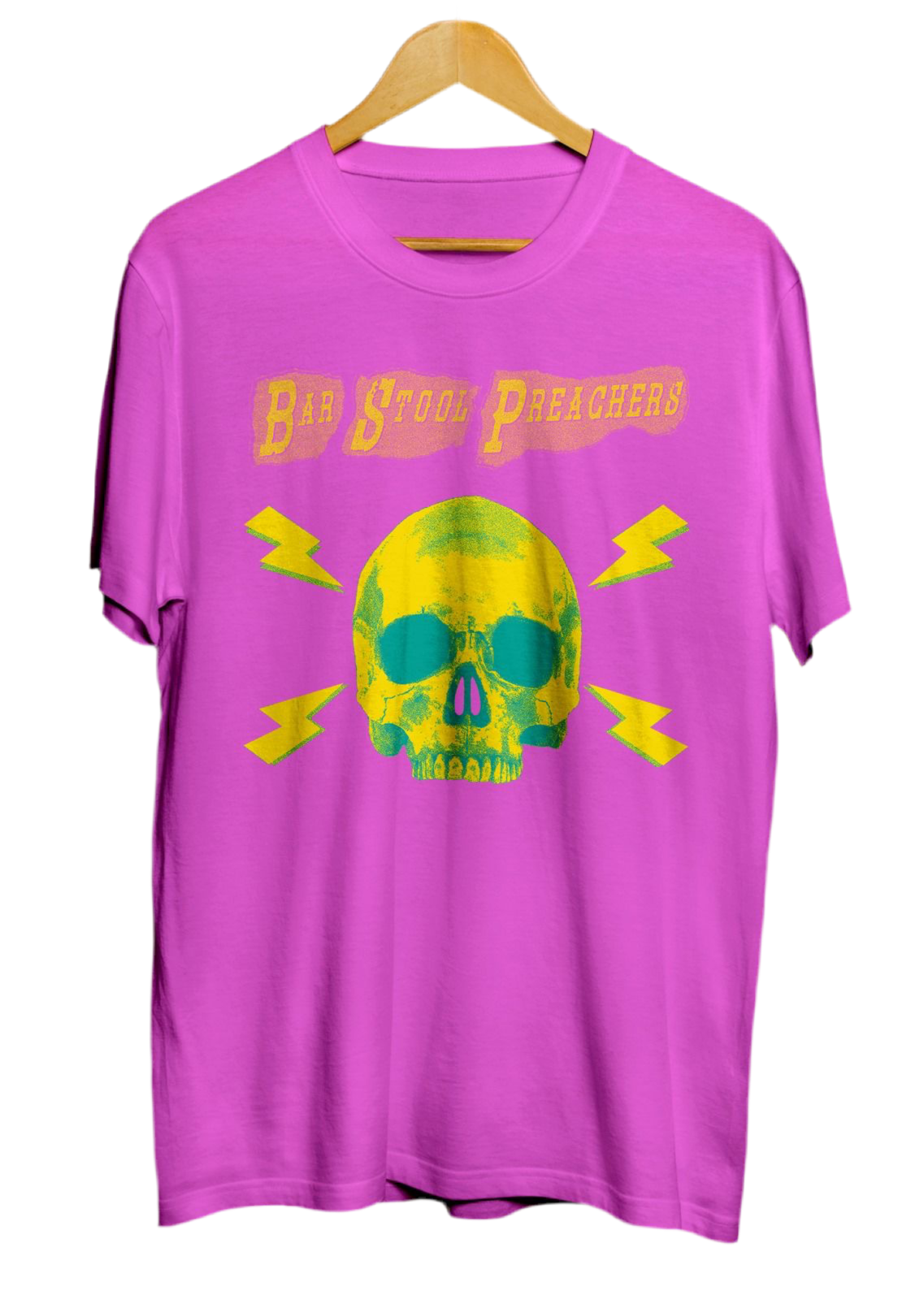 Pink Skull Unisex T shirt