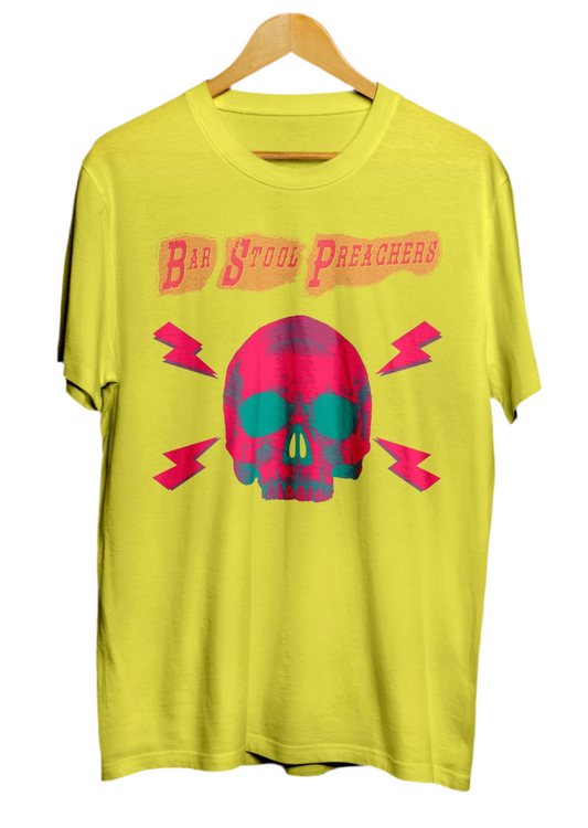 Yellow Skull Unisex T Shirt