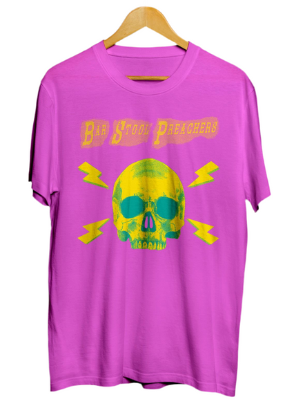 Pink Skull Unisex T shirt