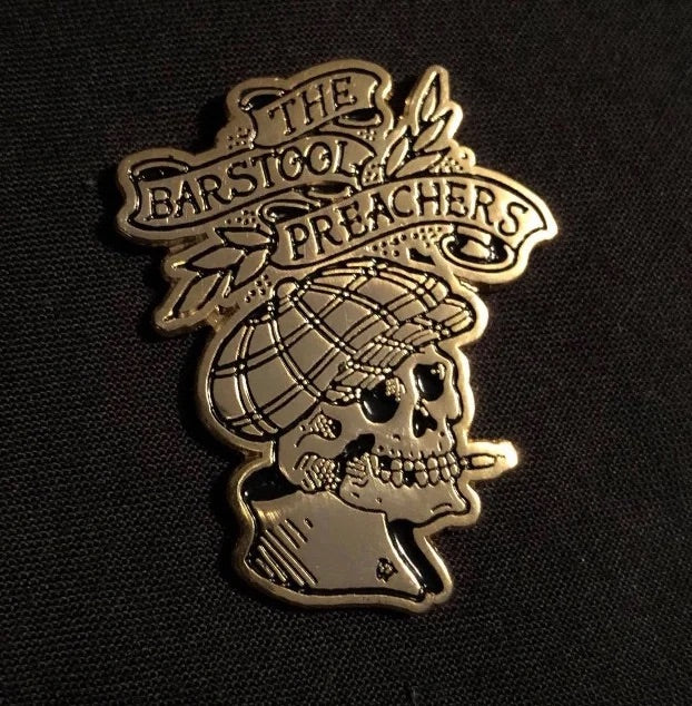 Gold Skull Pin