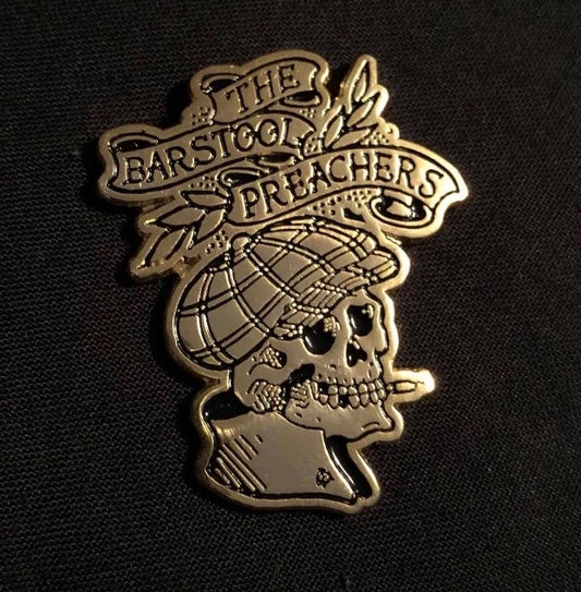 Gold Skull Pin