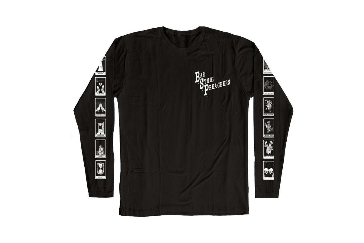 Above The Static Tarot Card Long Sleeve Unisex Shirt